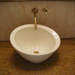 Vessel Sink in Powder Room.