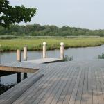 View of waterway from rear deck.